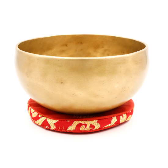 Coussin plat chakra racine pour bol chantant tibétain - 14 cm