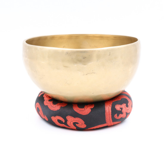 Coussin pour bol tibétain - 10 cm - Noir et rouge