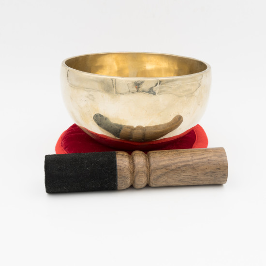 Bol chantant tibétain SHINY - note SI - 488 hz - 388 gr - 11,7 cm