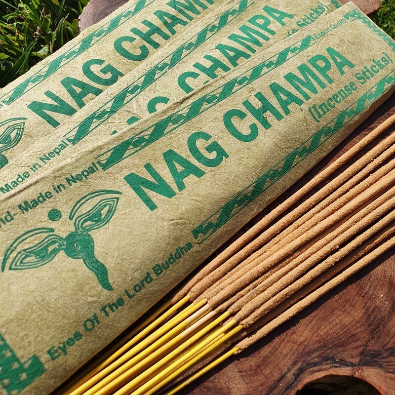 Encens naturel Nag Champa du Népal - 15 bâtonnets