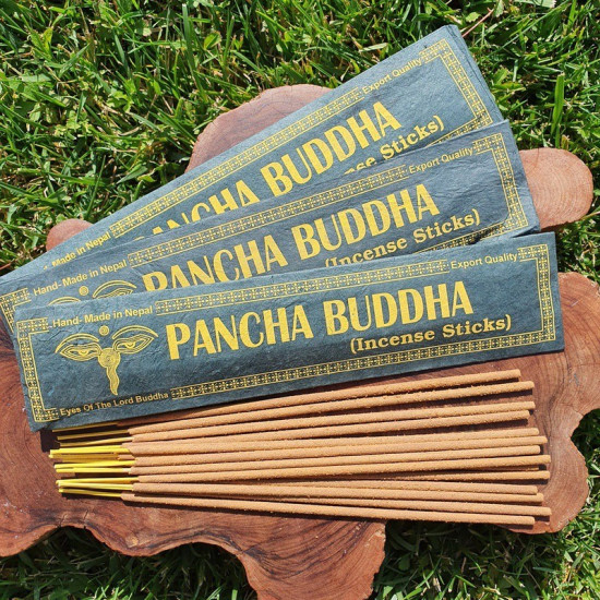 Encens naturel Pancha Bouddha du Népal - 15 bâtonnets