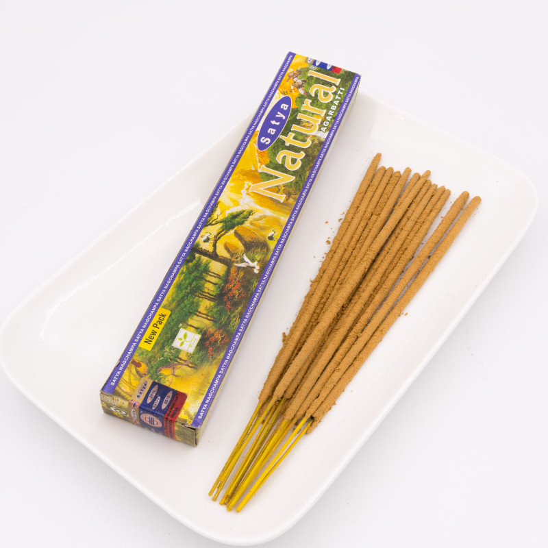 Encens Satya Natural en bâtonnets - Encens indien
