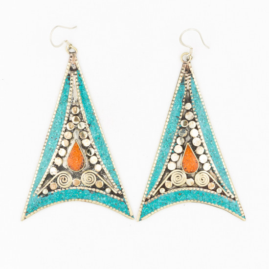 Boucles d'oreilles Trikona
