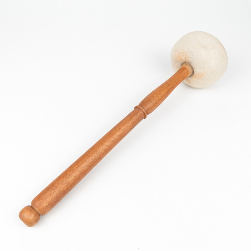 Mailloche blanche pour bol chantant - taille L