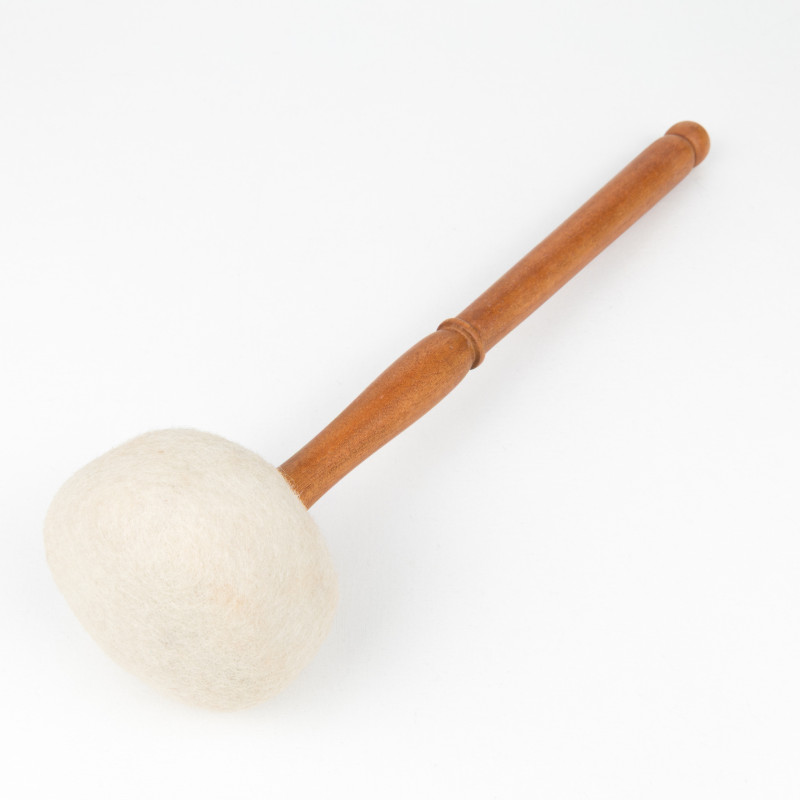 Mailloche blanche pour bol chantant - taille L
