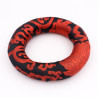 Coussin pour bol chantant - 14 cm - noir et rouge