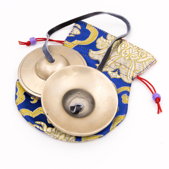Cymbales tibétaines 5 métaux - 70 mm - 256 gr