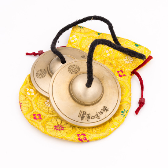 Timbales tibétaines Full Moon - taille L - 80 mm - 452 gr