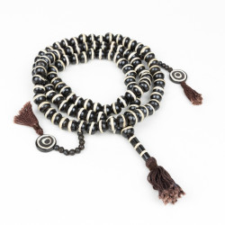 Bracelet Mala en labradorite 108 : perles de prière de méditation