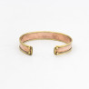 Bracelet manchette uni en cuivre