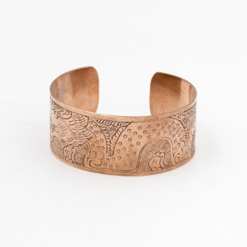 Bracelet argent manchette perles d'argent - Bracelets modernes