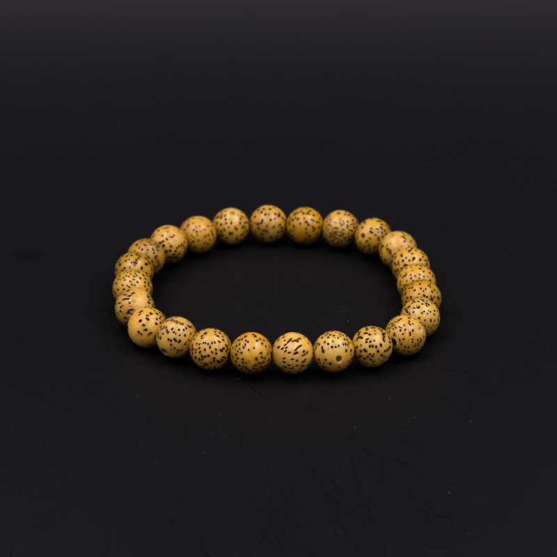 Bracelet en graines de lotus