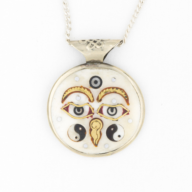 Pendentif des yeux du Bouddha