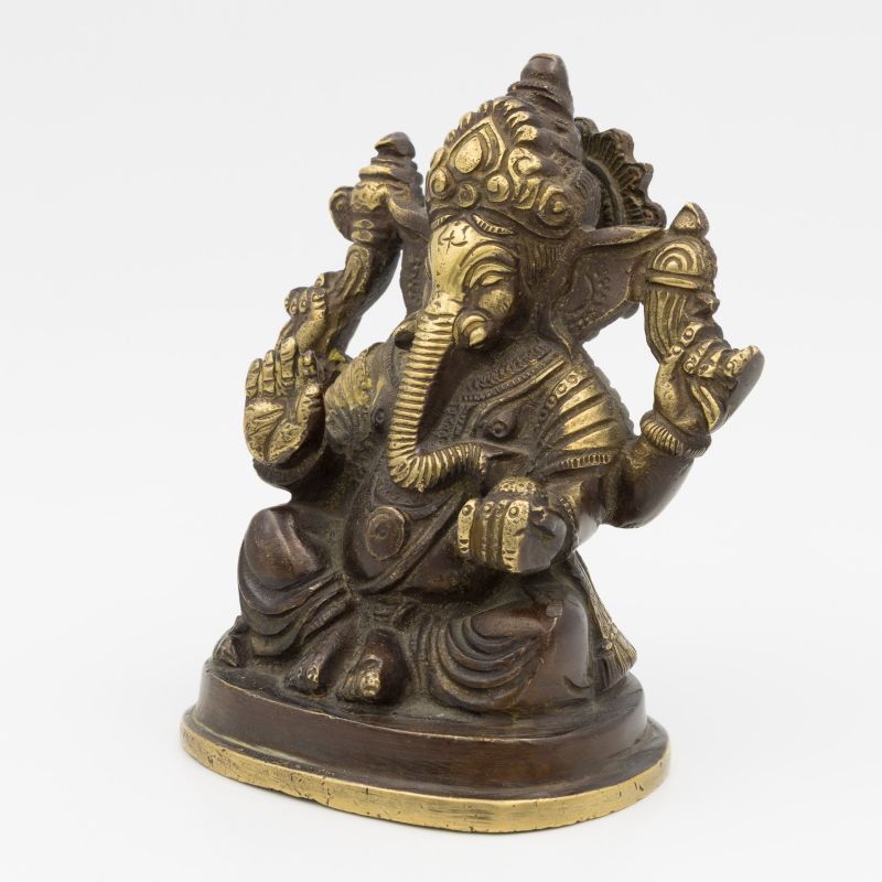Ganesha statue indienne du dieu éléphant - 12 cm