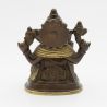 Ganesha statue indienne du dieu éléphant - 12 cm
