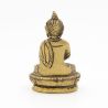 Statuette de Bouddha en laiton - mudra Dhyana - 8 cm
