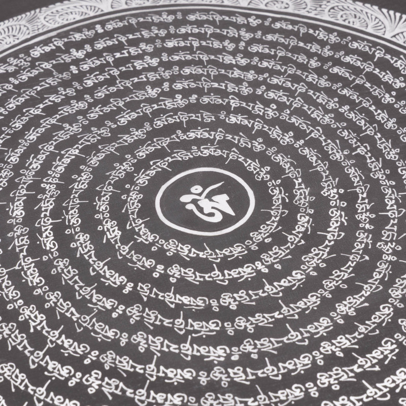 Tanka bouddhiste symbole OM tibétain