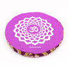 Coussin plat chakra couronne pour bol chantant tibétain - 14 cm