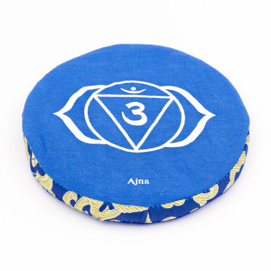 Coussin plat chakra du troisième oeil pour bol chantant - 14 cm