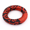 Coussin pour bol chantant - 14 cm - noir et rouge