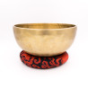 Support en anneau pour bol chantant - 18 cm - noir et rouge