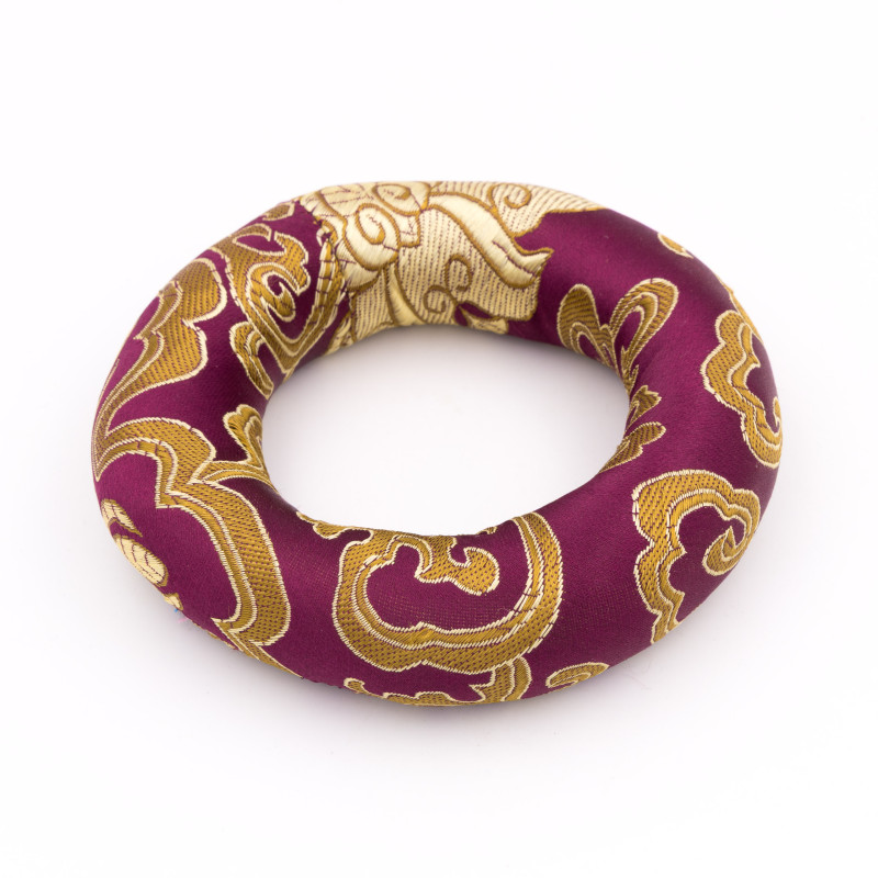 Coussin pour bol chantant tibétain - 10 cm - Mauve