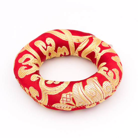 Coussin pour bol tibétain - 10 cm - Rouge