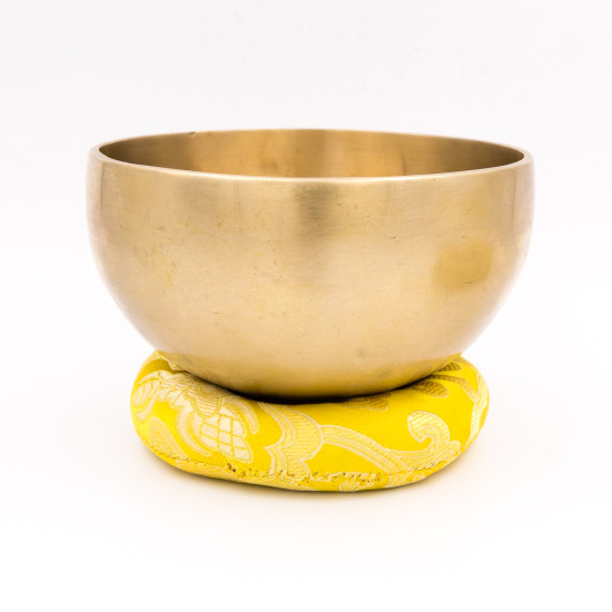 Coussin pour bol chantant tibétain - 10 cm - Jaune