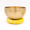 Coussin pour bol chantant tibétain - 10 cm - Jaune