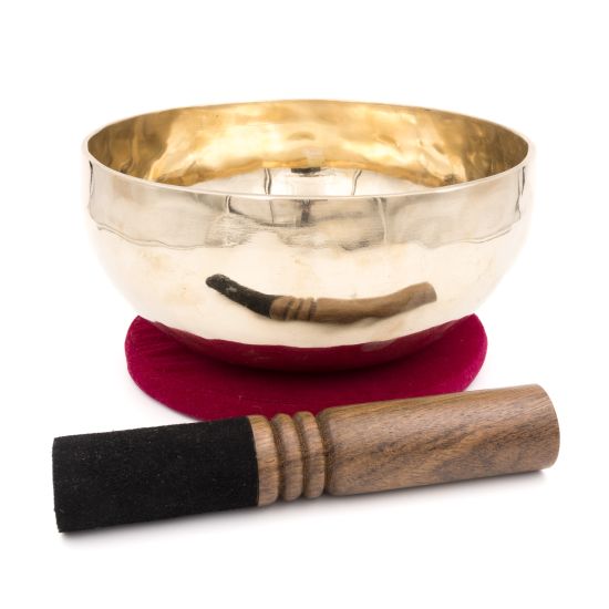 Bol chantant tibétain SHINY - note MI - 163 hz - 1,003 kg - 19,7 cm