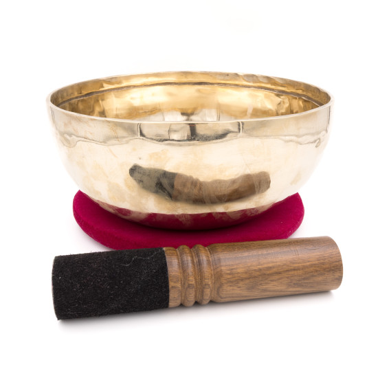Bol chantant tibétain SHINY - note DO - 134 hz - 1,549 kg - 23,3 cm