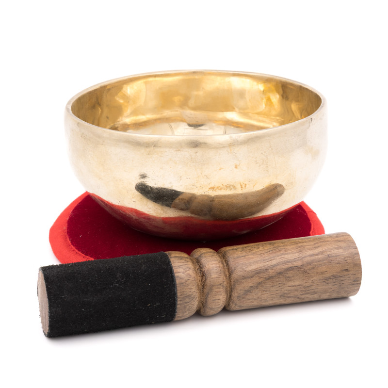 Bol chantant tibétain SHINY - note DO - 533 hz - 361 gr - 11,5 cm