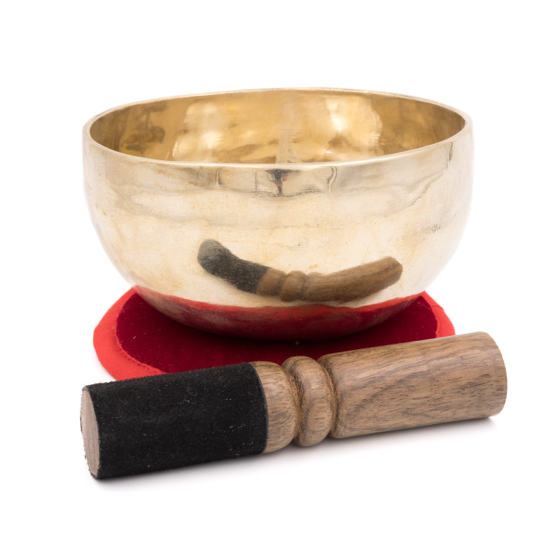 Bol chantant tibétain SHINY - note FA dièse - 367 hz - 461 gr - 13 cm