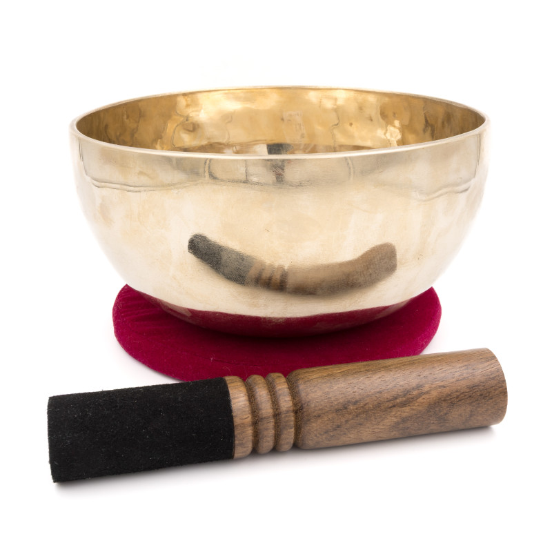 Bol chantant tibétain SHINY - note FA - 172 hz - 1,052 kg - 19,8 cm