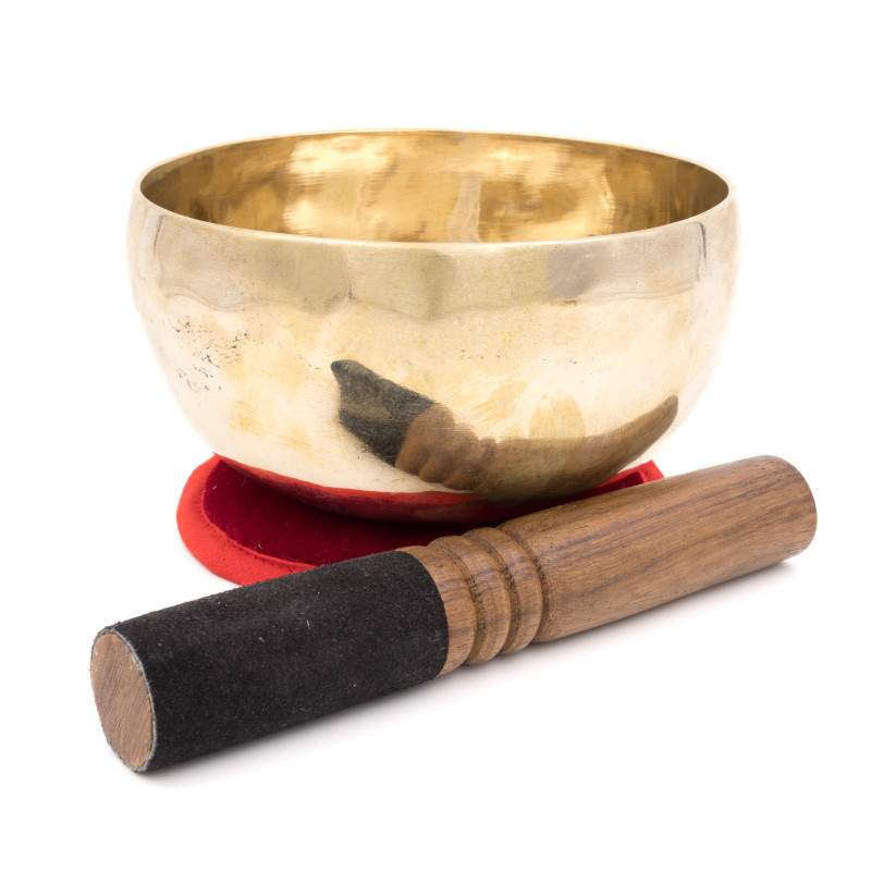 Bol chantant tibétain SHINY - note FA - 341 hz - 700 gr - 14,7 cm