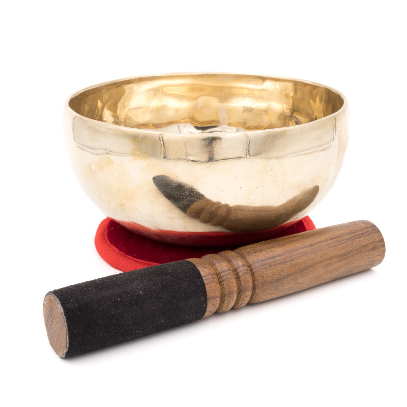 Bol chantant tibétain SHINY - note FA - 341 hz - 745 gr - 15,3 cm