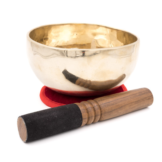 Bol chantant tibétain SHINY - note FA - 343 hz - 704 gr - 15,3 cm