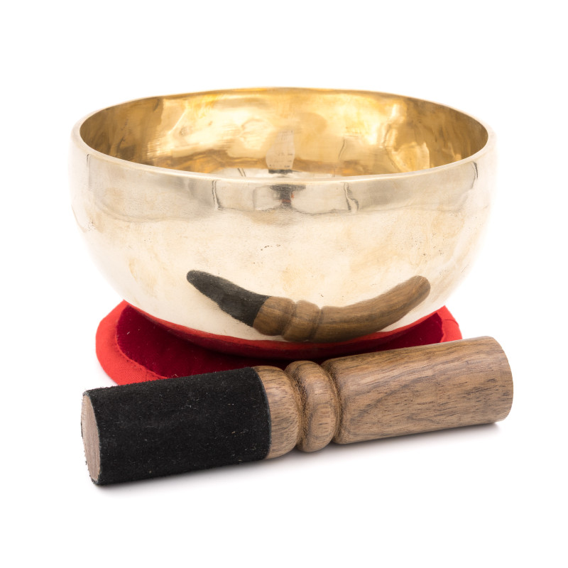 Bol chantant tibétain SHINY - note FA - 356 hz - 500 gr - 13,8 cm