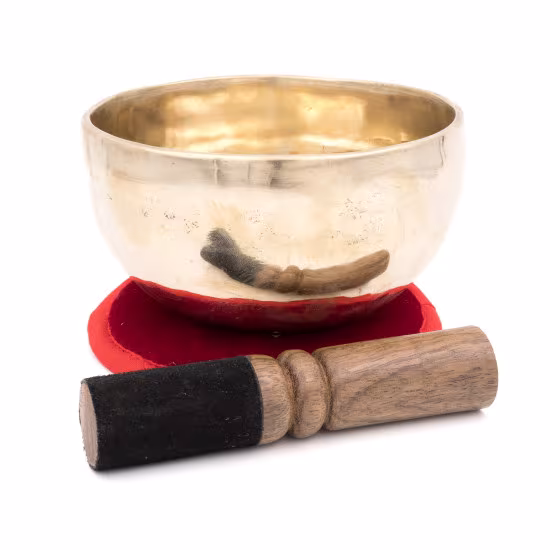 Bol chantant tibétain SHINY - note LA - 439 hz - 524 gr - 13,1 cm