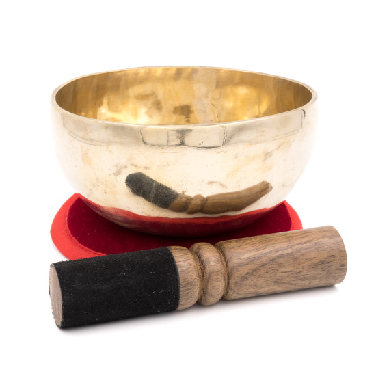 Bol chantant tibétain SHINY - note LA - 449 hz - 512 gr - 12,7 cm