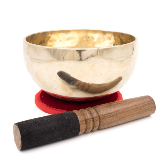 Bol chantant tibétain SHINY - note MI - 323 hz - 732 gr - 15,5 cm