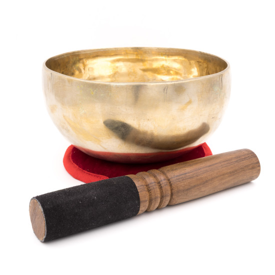 Bol tibétain SHINY - note RÉ dièse - 316 hz - 590 gr - 15,1 cm