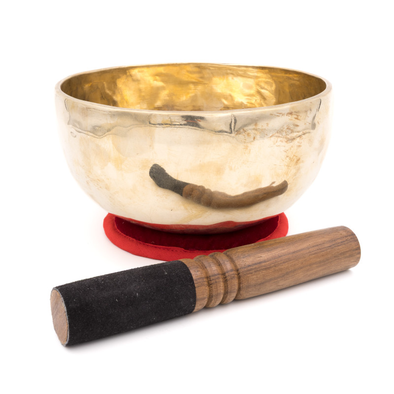 Bol chantant tibétain SHINY - note SI - 240 hz - 983 gr - 17,6 cm