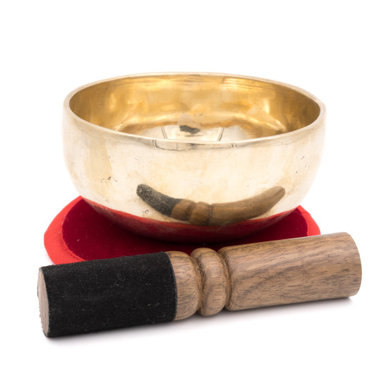 Bol chantant tibétain SHINY - note SI - 485 hz - 316 gr - 11,5 cm