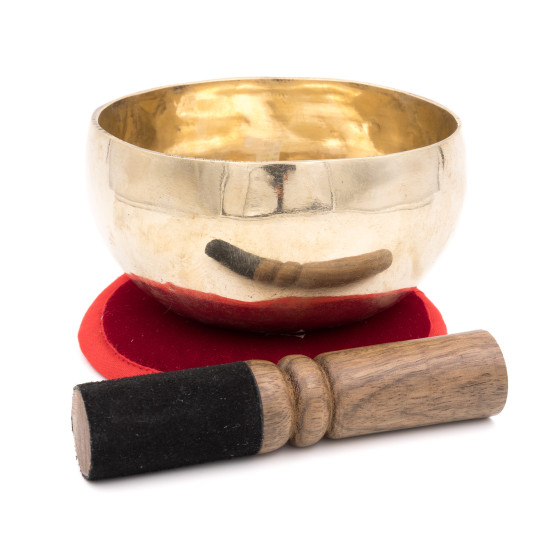 Bol chantant SHINY - note SOL dièse - 414 hz - 429 gr - 12,5 cm