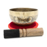Bol chantant tibétain GRAVÉ - note DO - 520 hz - 360 gr - 11,8 cm
