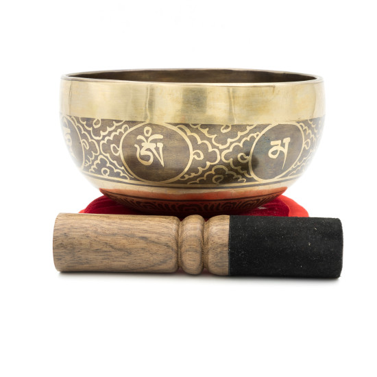 Bol chantant GRAVÉ - note FA dièse - 363 hz - 539 gr - 13,7 cm