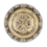 Bol chantant tibétain GRAVÉ - note LA - 431 hz - 470 gr - 12,7 cm
