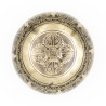 Bol chantant tibétain GRAVÉ - note RÉ - 289 hz - 920 gr - 17,2 cm