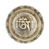 Bol chantant tibétain GRAVÉ - note RÉ - 296 hz - 662 gr - 15,8 cm